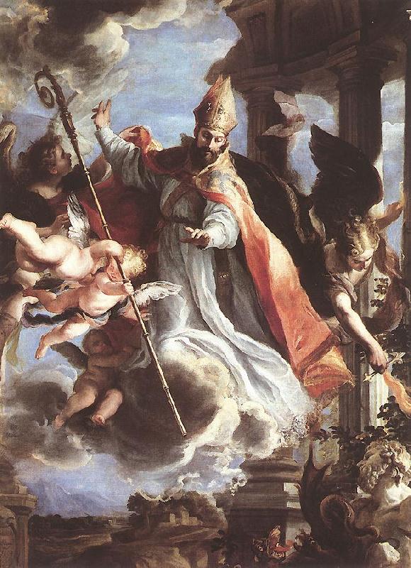 COELLO, Claudio The Triumph of St Augustine df France oil painting art
